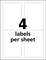 Avery UltraDuty GHS Chemical Labels for Pigment Inkjet Printers, Permanent Adhesive, Waterproof, UV Resistant, 3-1/2" x 5", 200 Labels (60523)